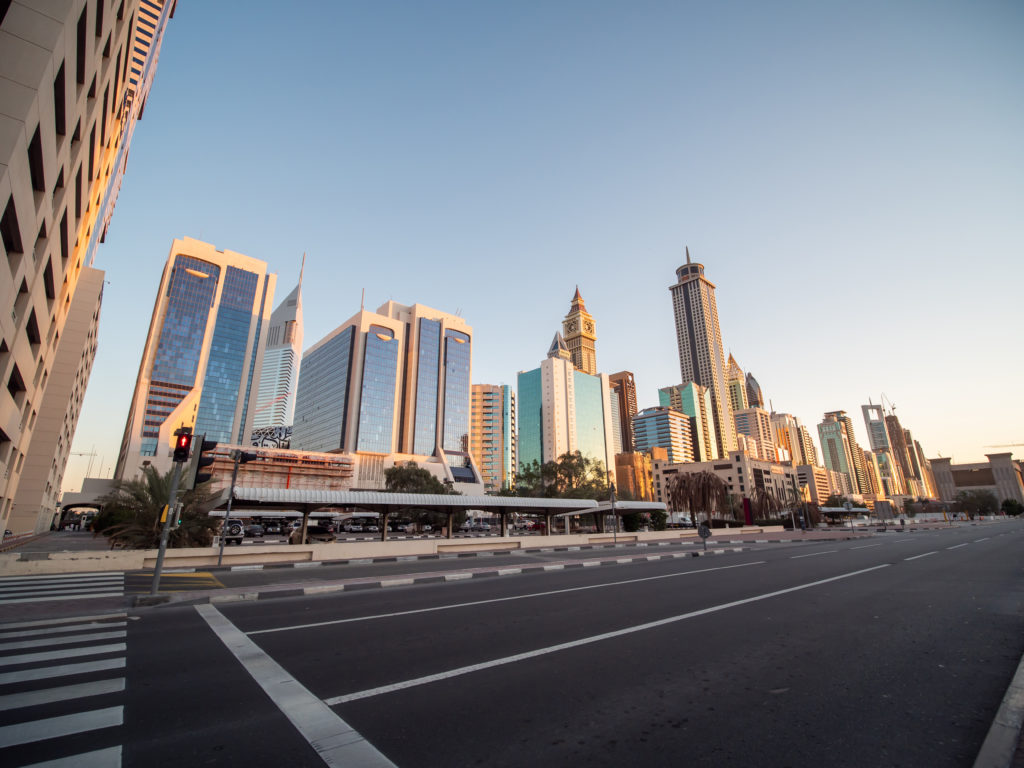Roads in Dubai